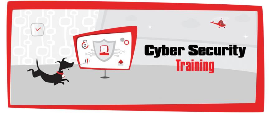 Cyber security training graphic